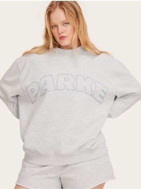 Parke Heather Grey Crewneck Sweatshirt